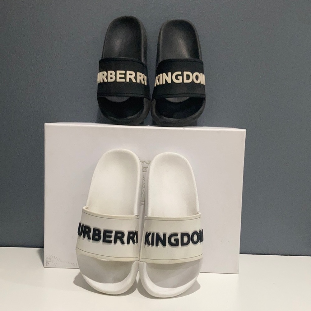 Burberry slides